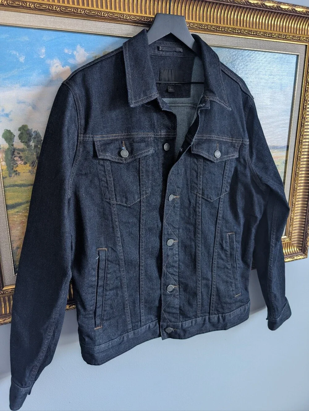 NWOT Banana Republic Dark Indigo Denim Jacket - Classic Trucker